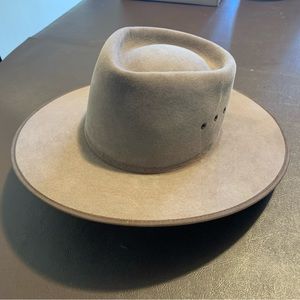 Akubra Cattleman Pure Fur Felt Cowboy Hat Brown Size 54 Made In Australia